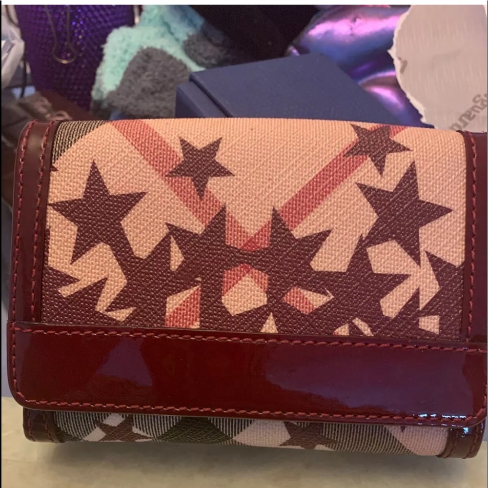 Authentic Burberry Nova matching wallet and purse
